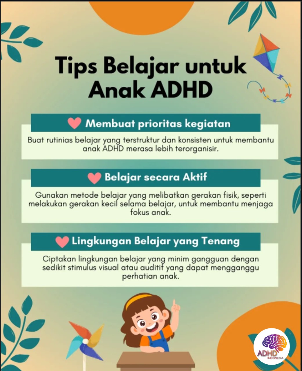 Strategi Belajar yang Cocok untuk Anak ADHD di Kabupaten Indragiri Hilir